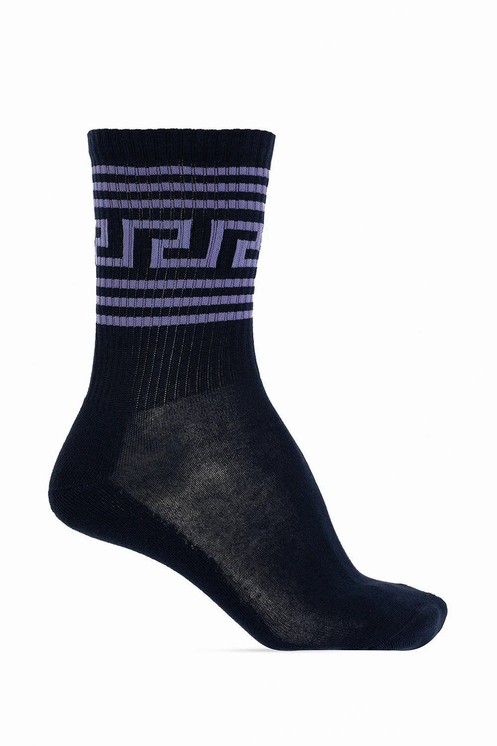 Socks with Greek pattern