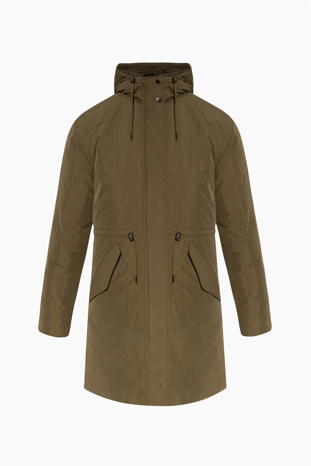 Water-repellent parka