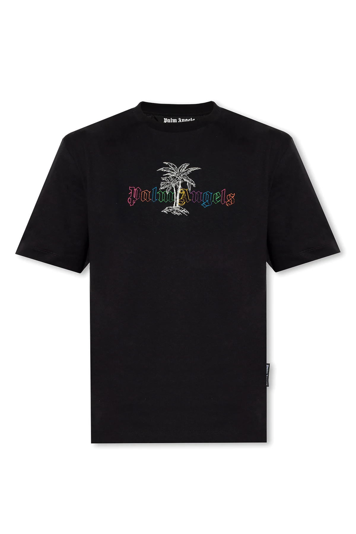 Logo-embroidered T-shirt
