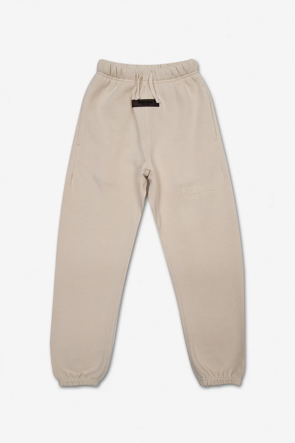 Sweatpants with logo patch