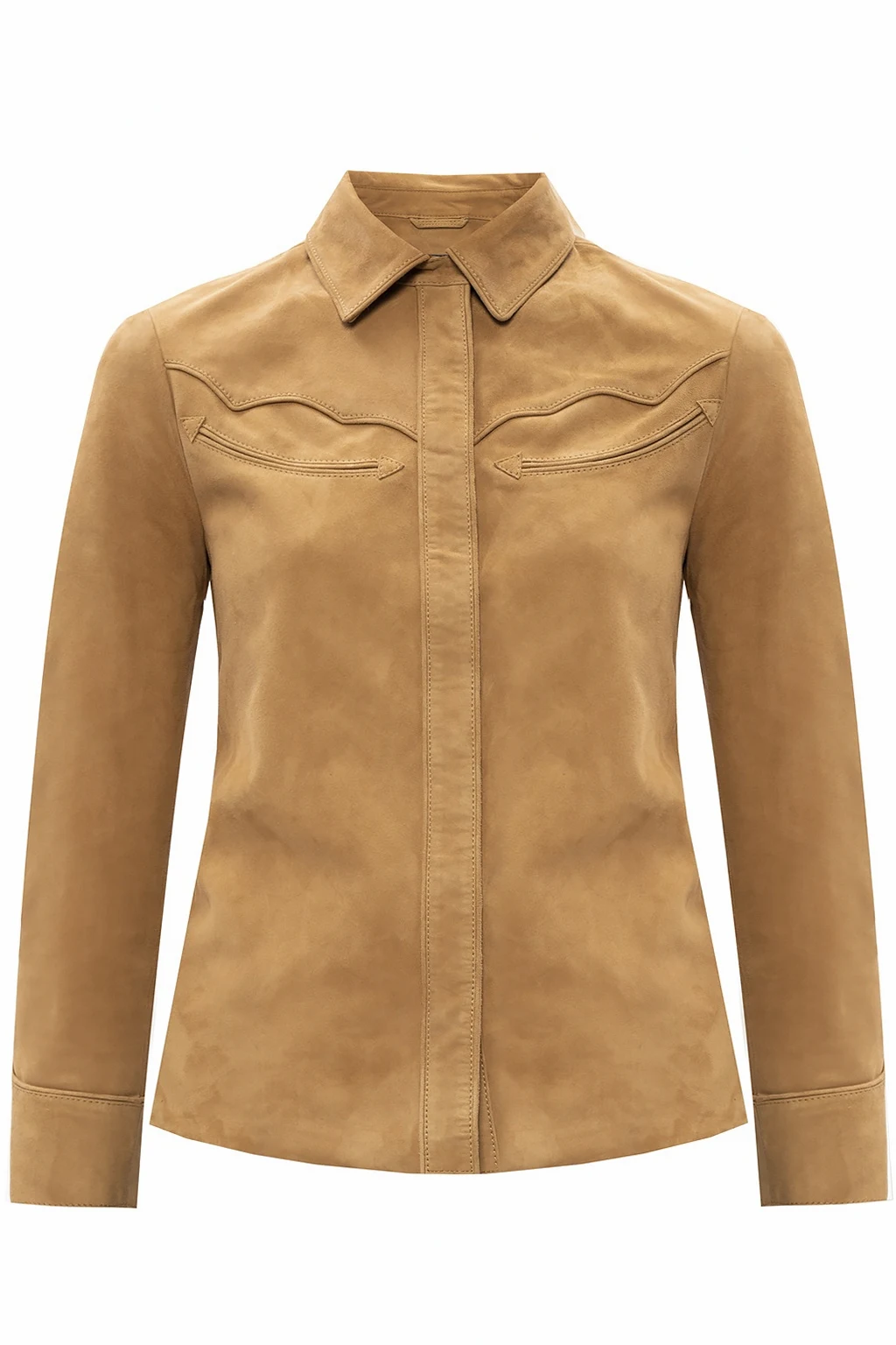 ‘Oakley’ suede shirt