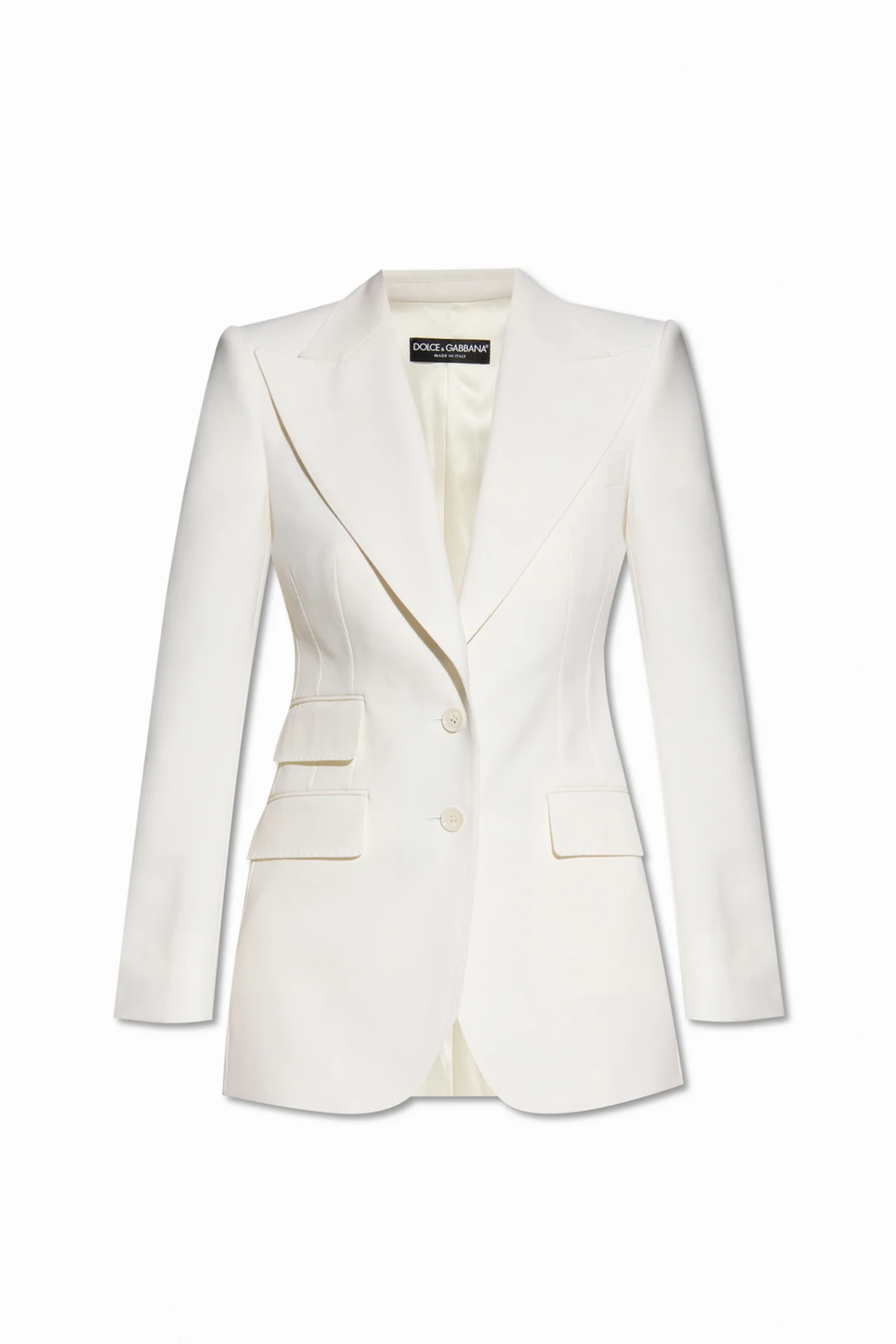 Blazer with peak lapels