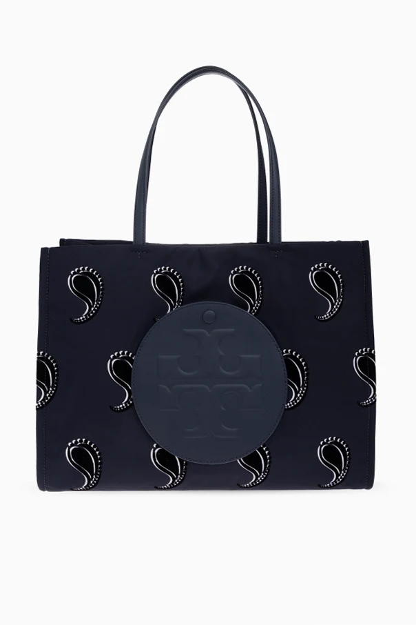 GRANATOWY Torba `Ella Small` typu `shopper`