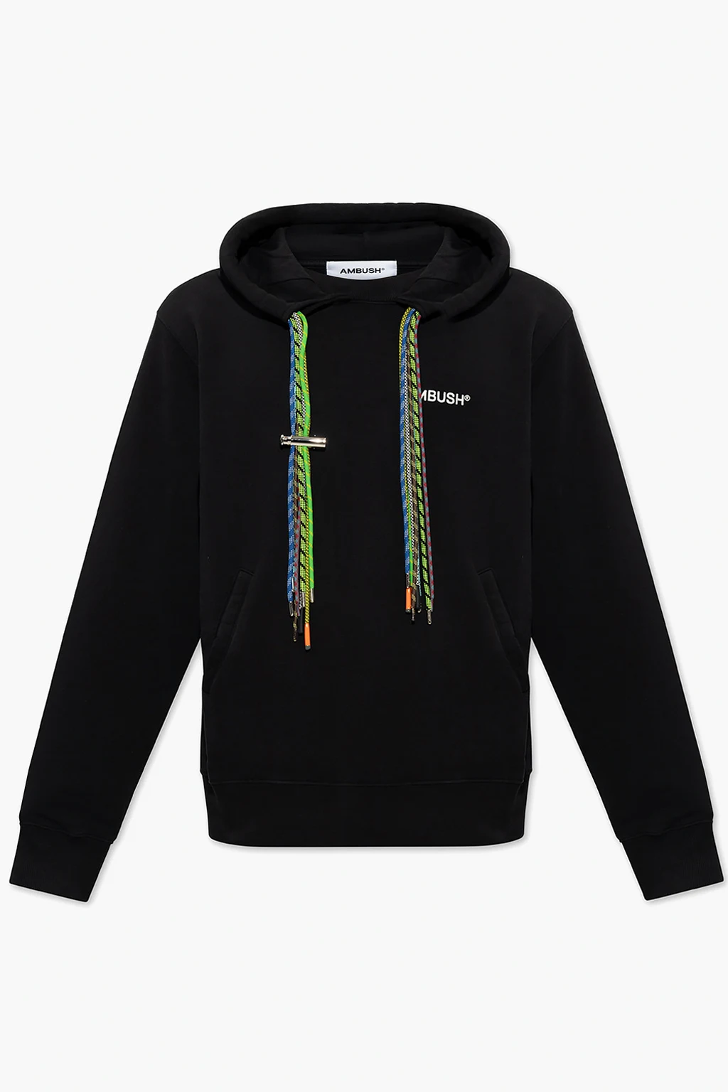 Logo-embroidered hoodie