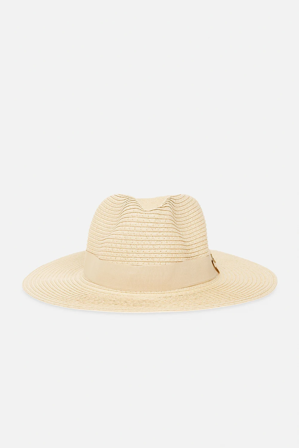beige Fedora hat