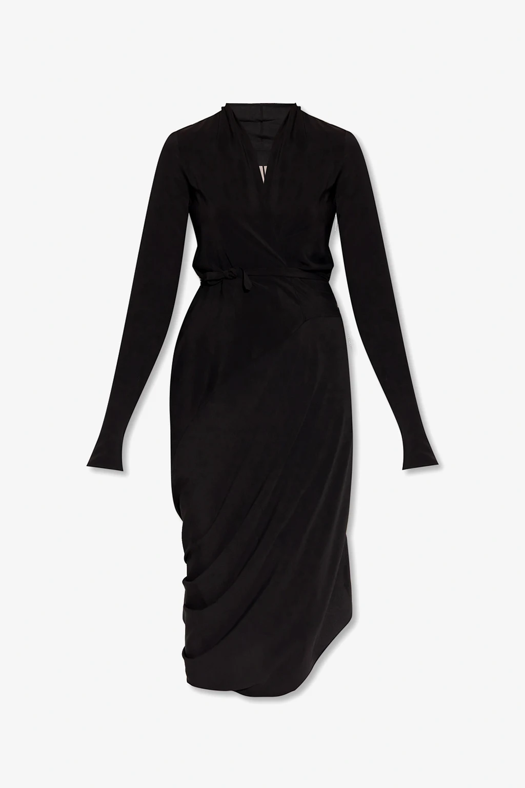 Asymmetric wrap-over dress