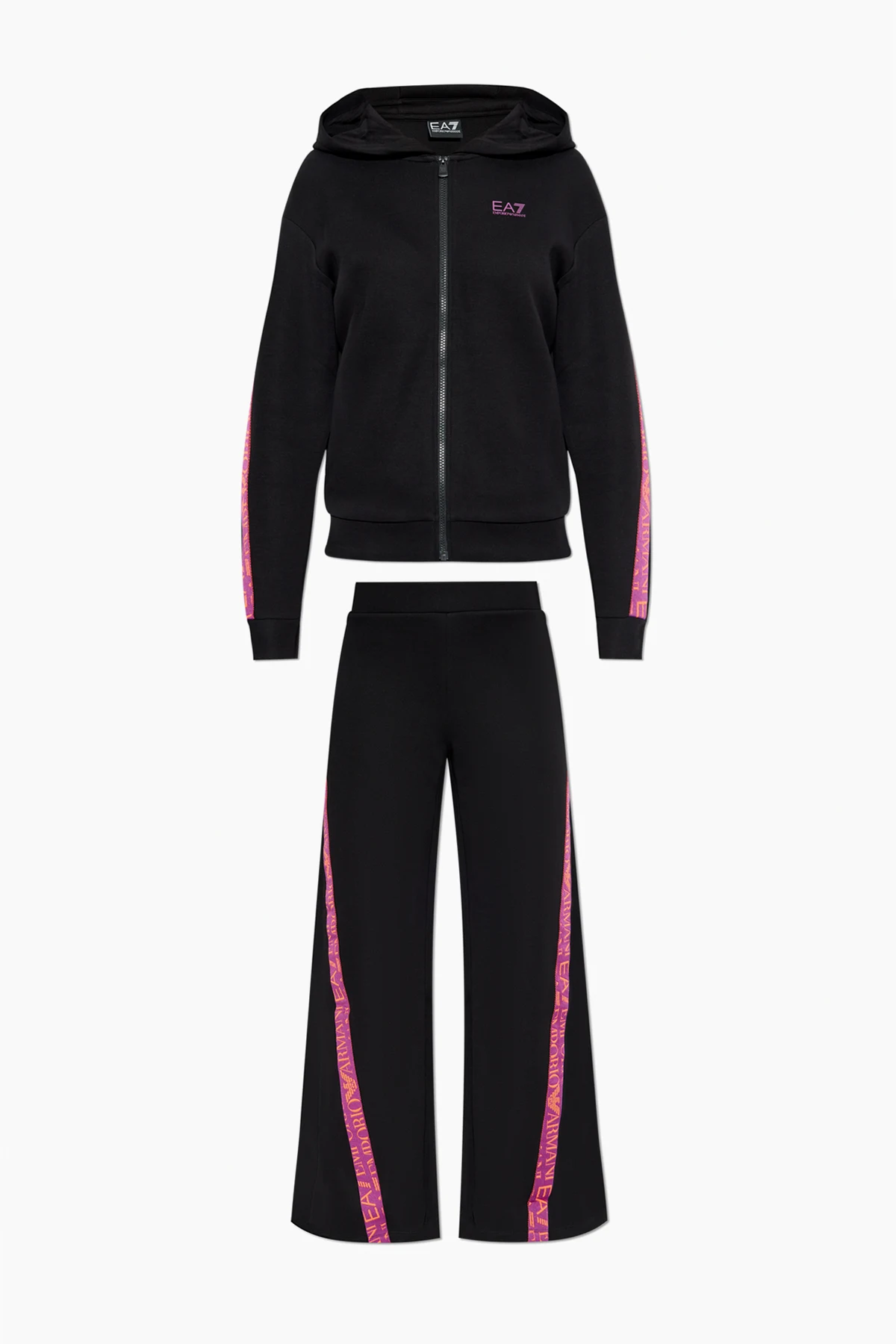 BLACK Tracksuit set: sweatshirt and trousers