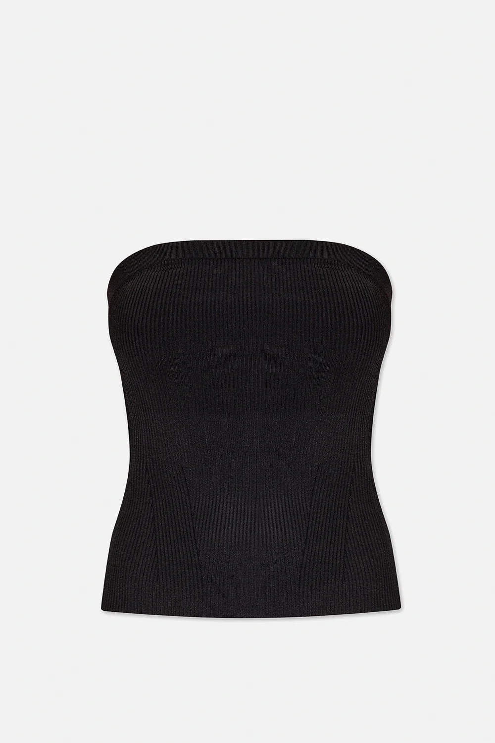 Ribbed bustier top