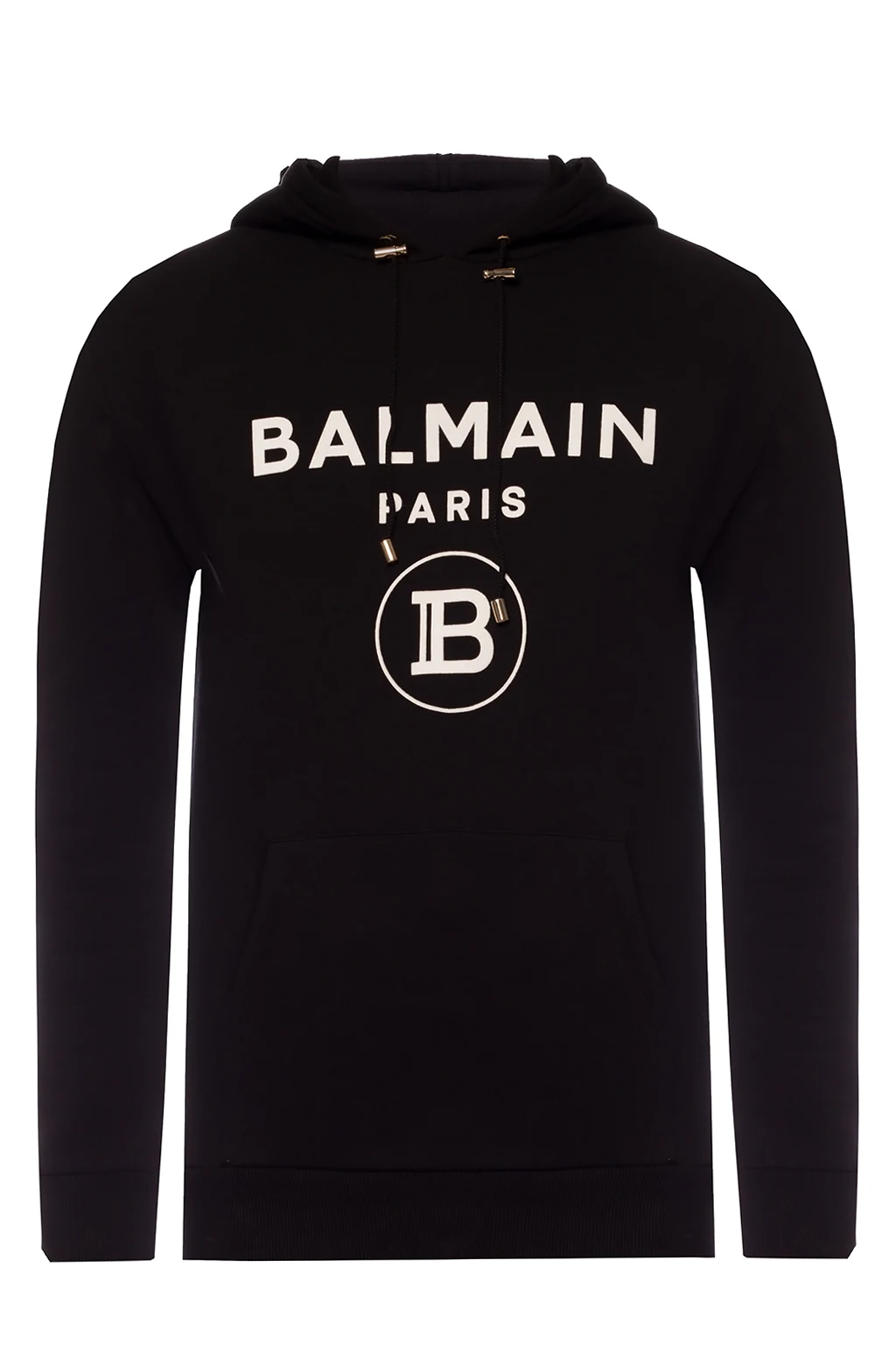 Hoodie with velvet logo