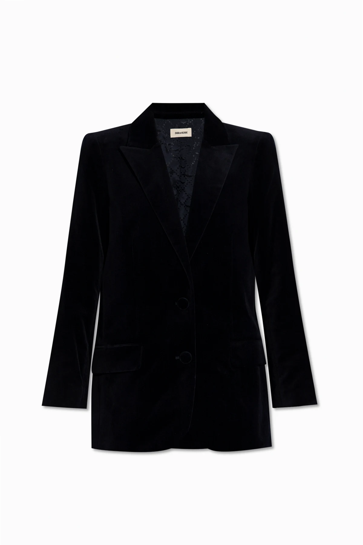 ‘Viva’ velvet blazer