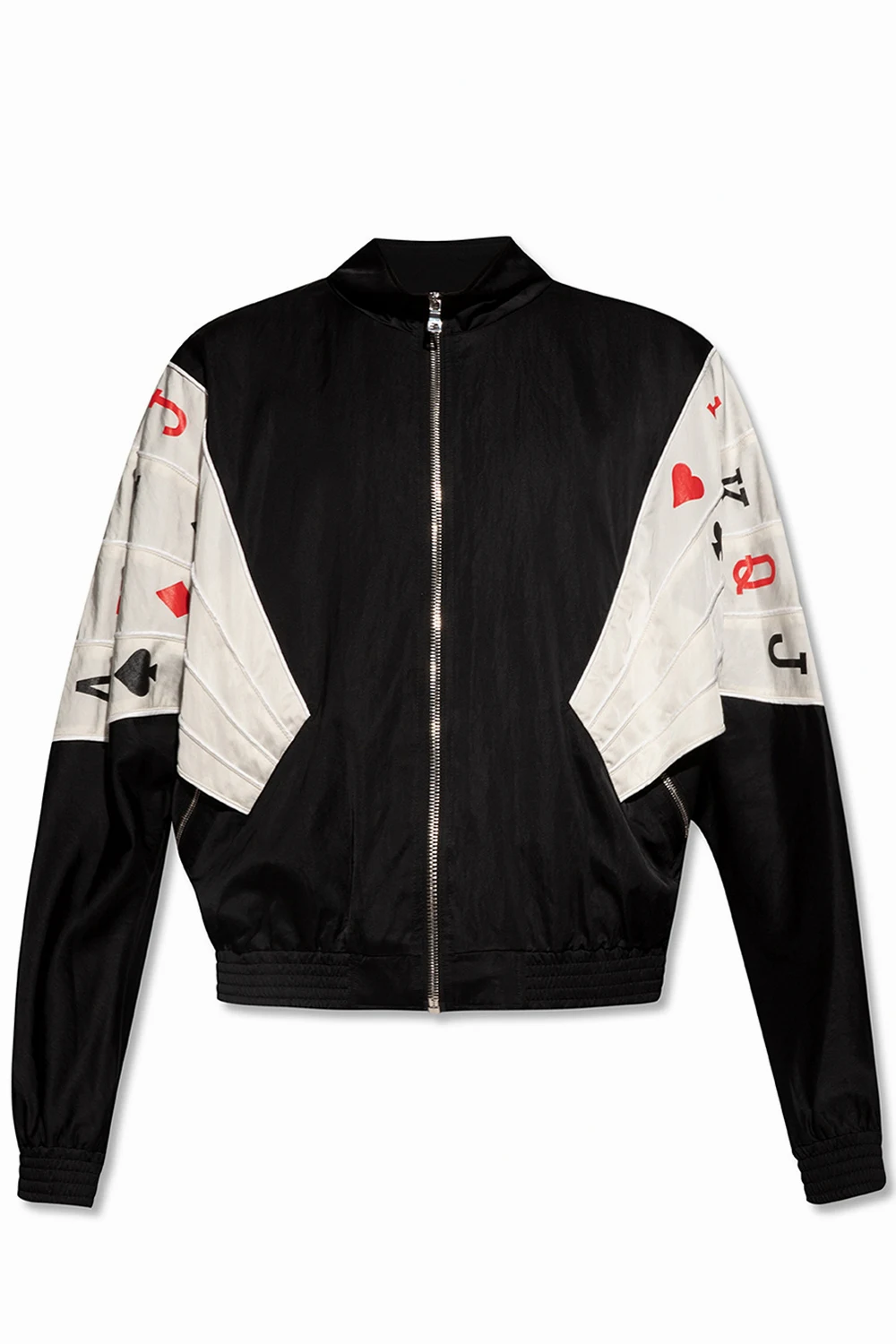 Jacket with standing collar