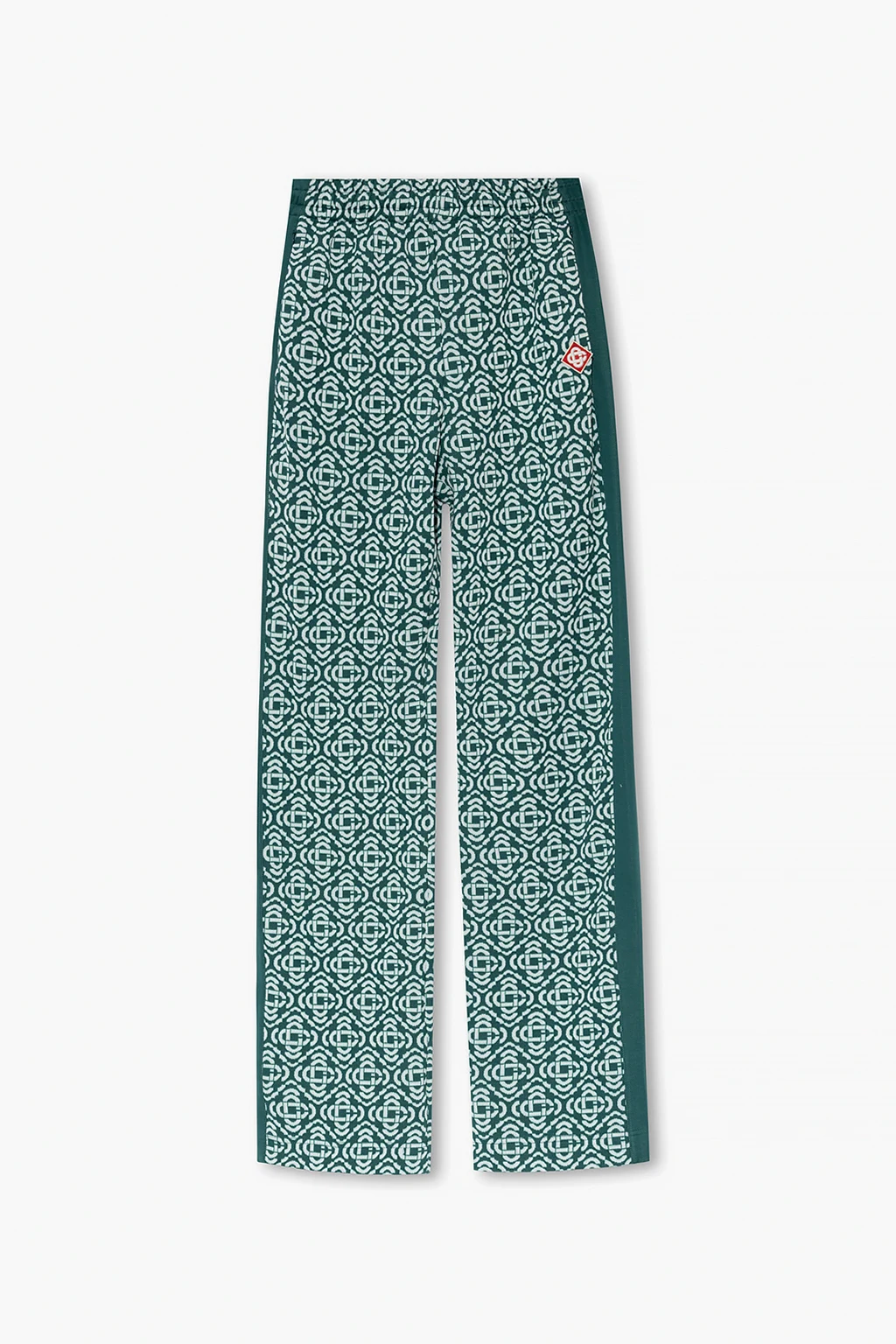 Trousers with logo