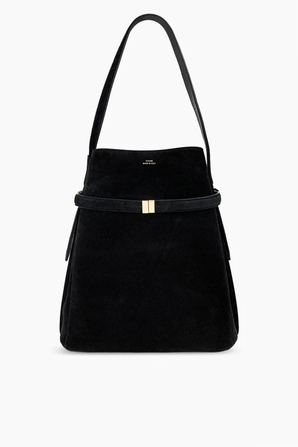 BROWN Suede shoulder bag