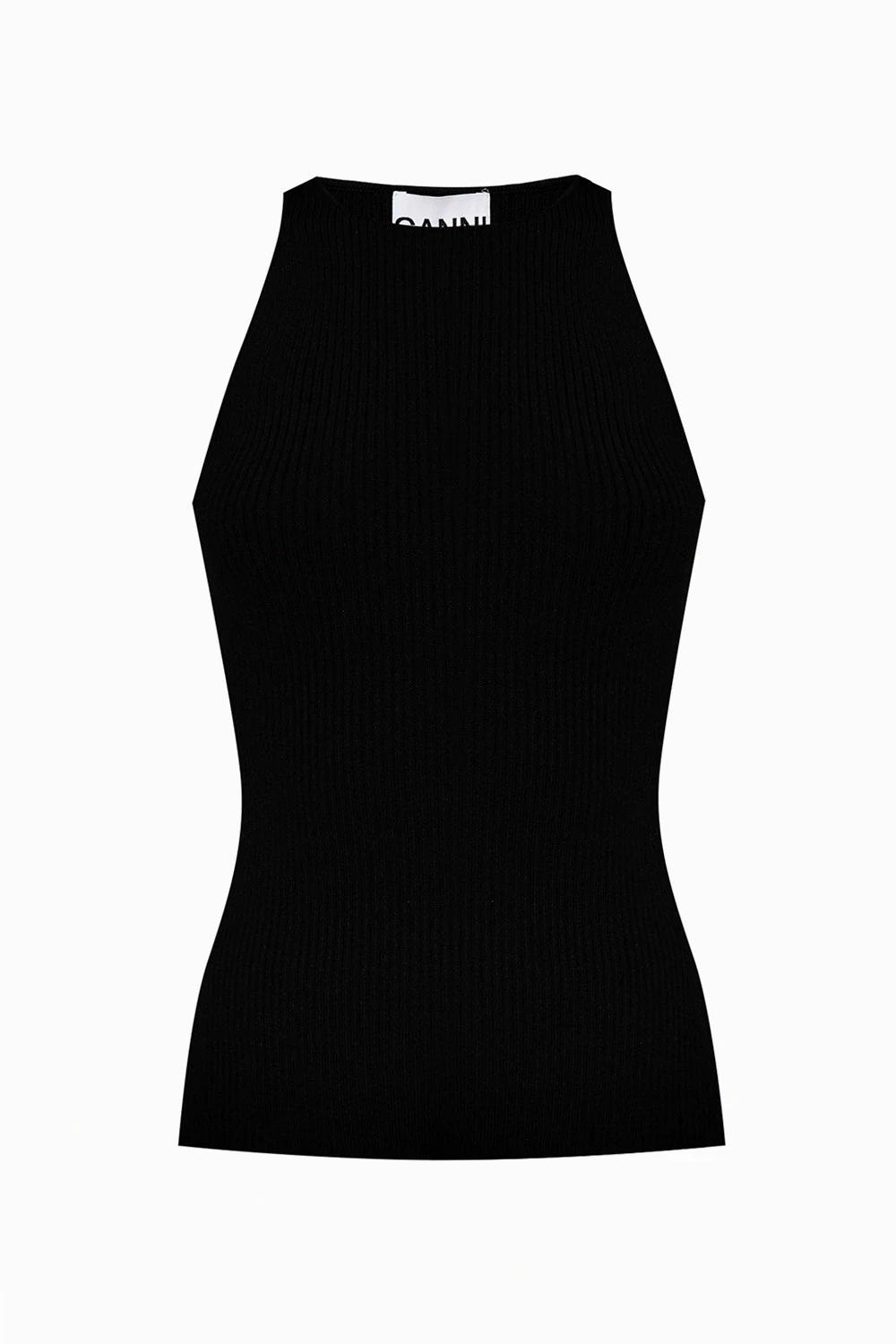 Ribbed sleeveless top