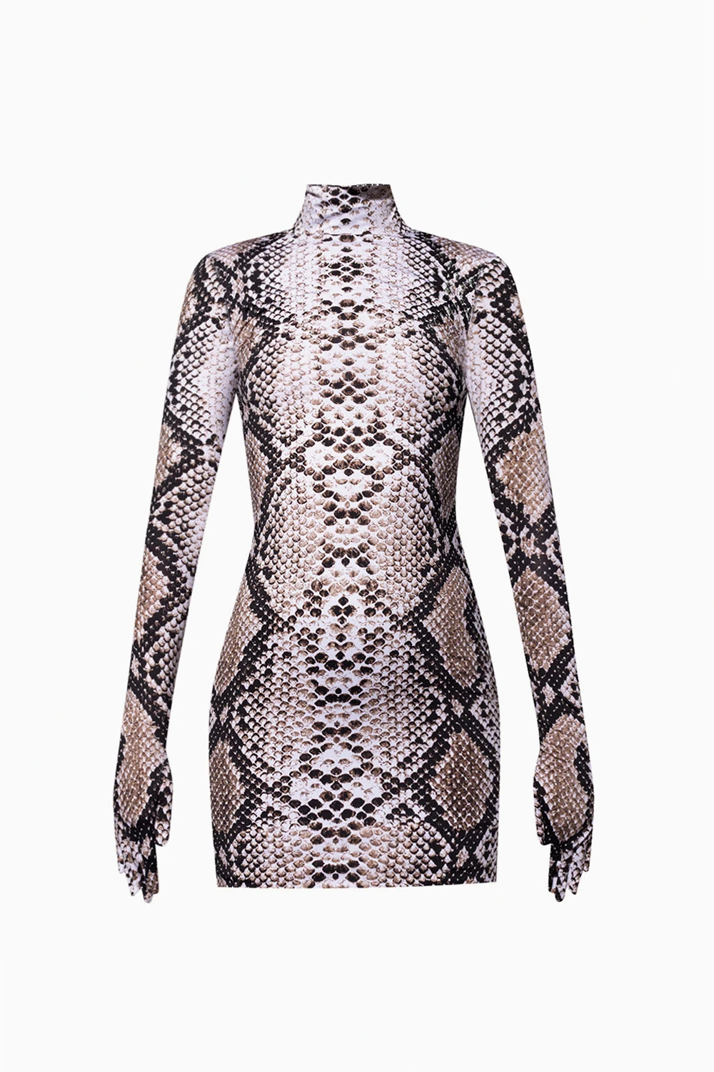 Dress with gloves