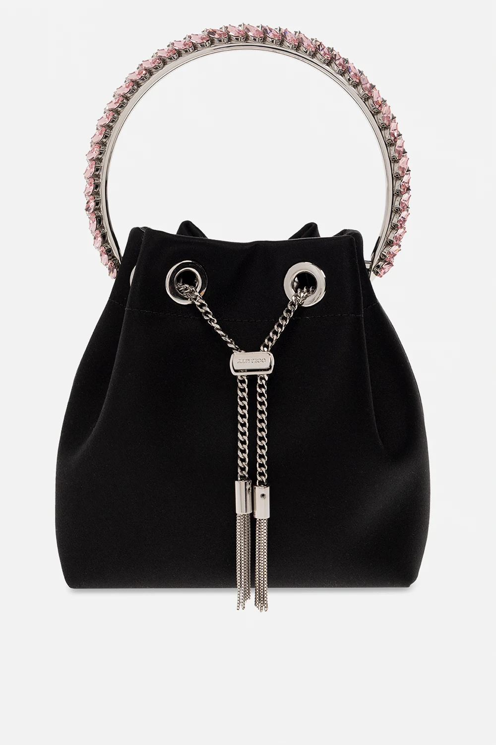 BLACK ‘Bon Bon’ satin hand bag