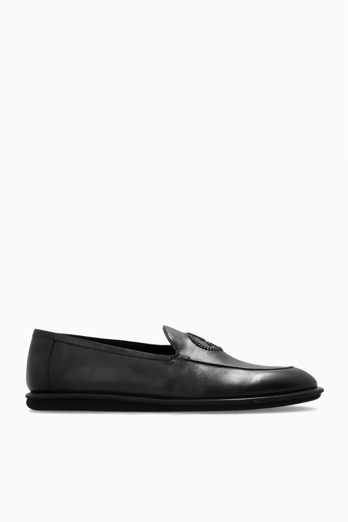 Skórzane buty typu `loafers`