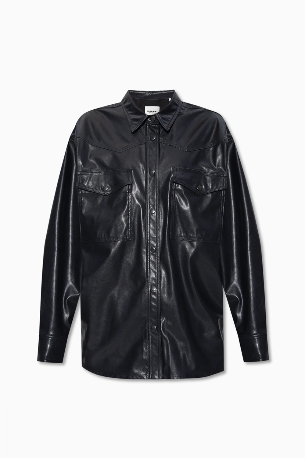 ‘Berny’ shirt in vegan leather