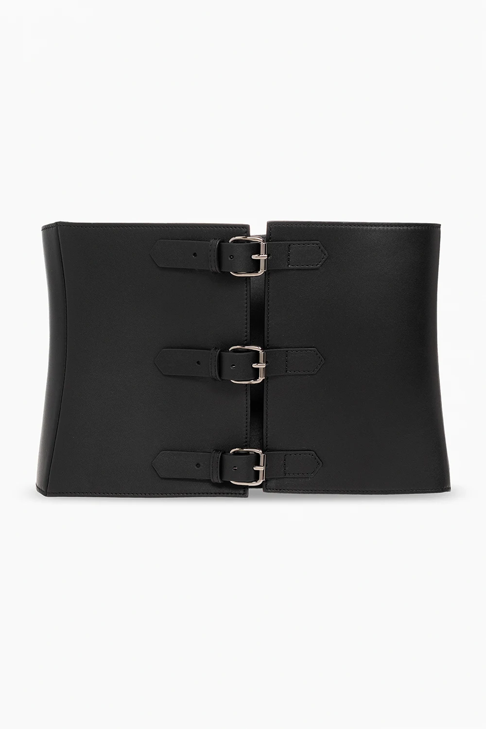 Leather waist belt