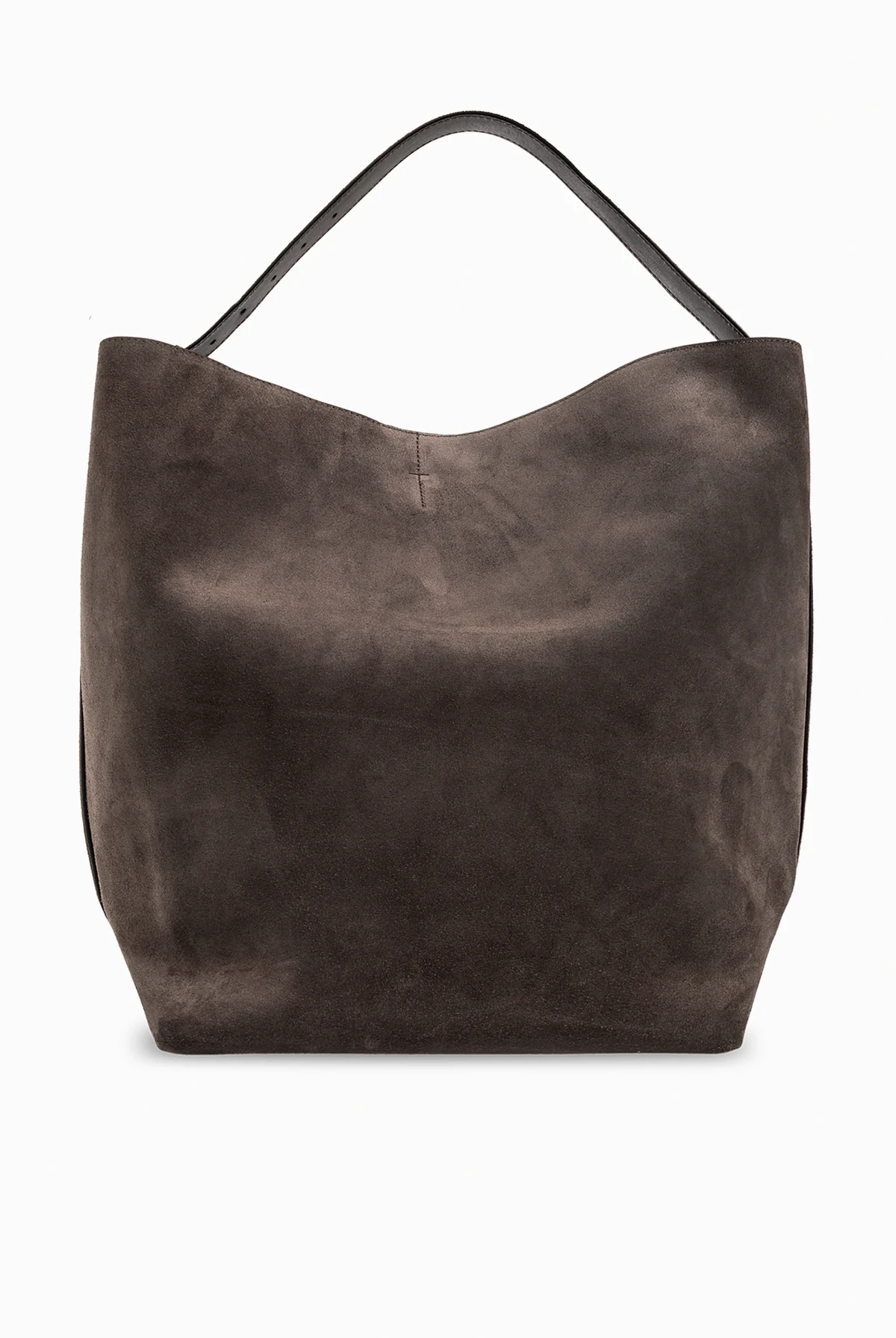 Zamszowa torba typu ‘shopper’