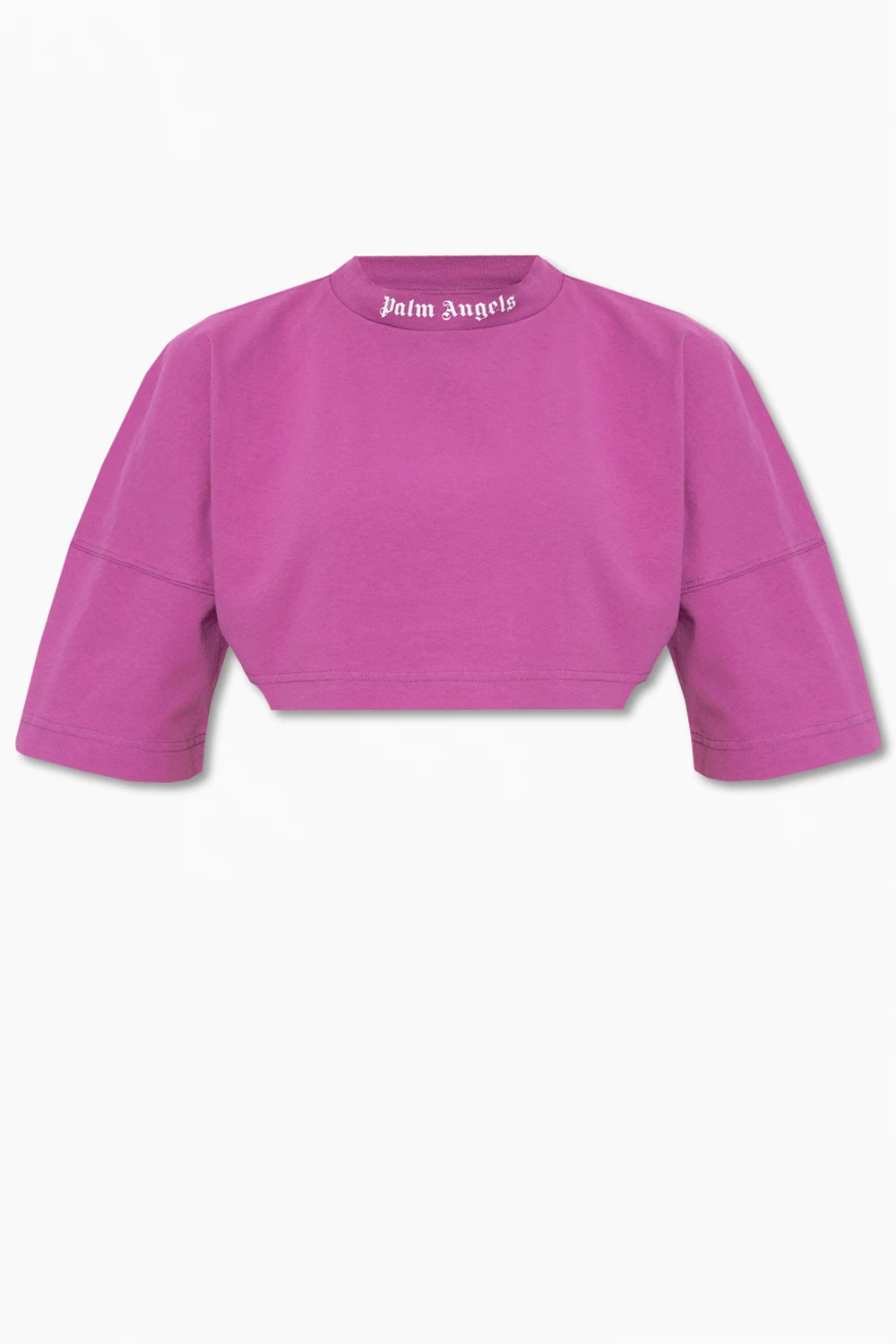 Cropped T-shirt with logo