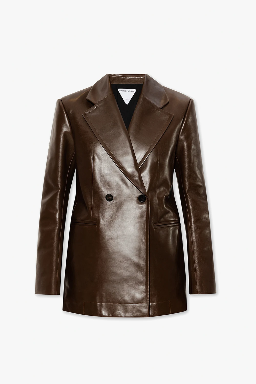 Leather blazer