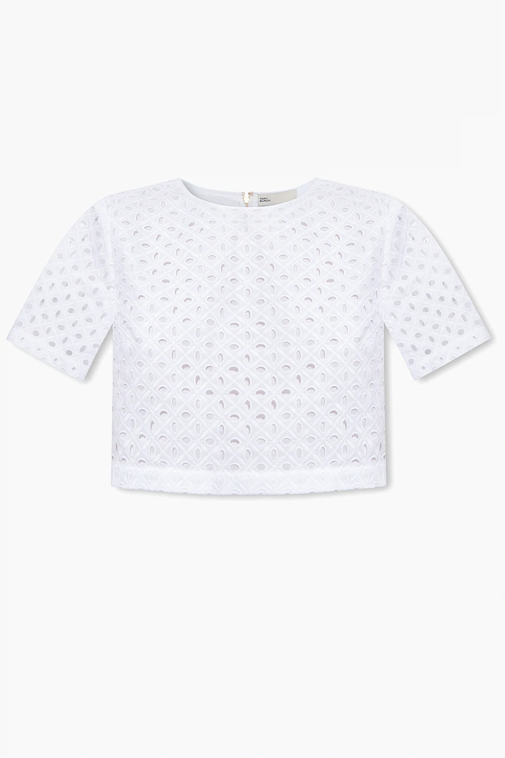 Openwork crop top