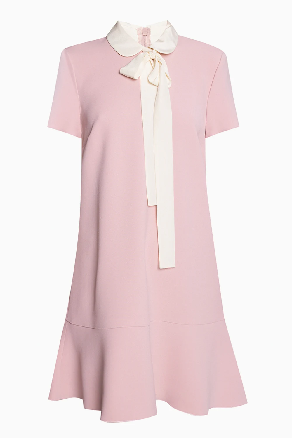 Dress with tie fastening