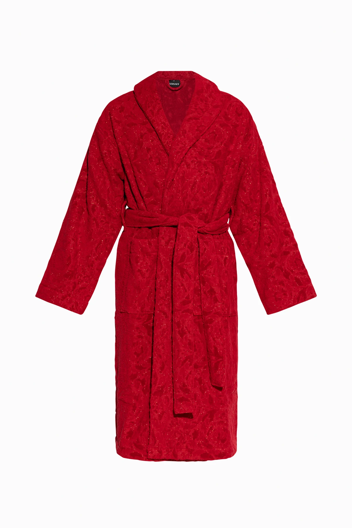 Bawełniany szlafrok ze wzorem `Barocco`