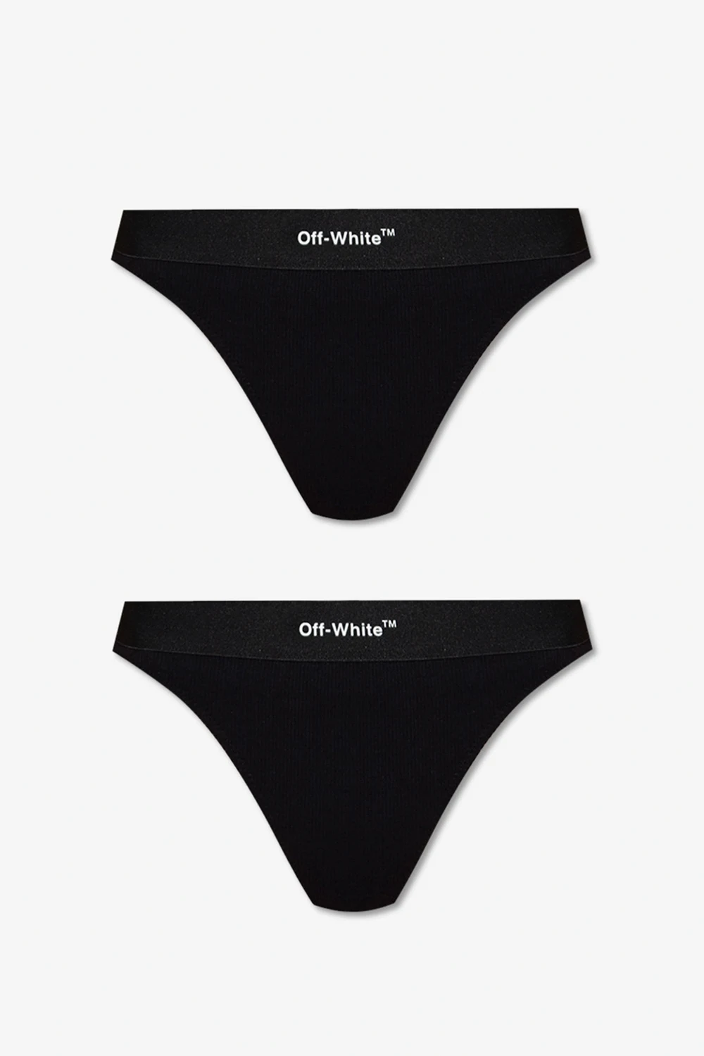 Branded thong two-pack