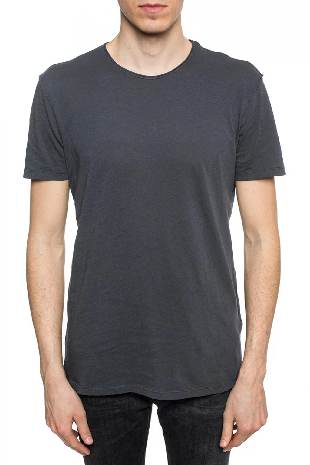T-shirt z surowym wykończeniem ‘Figure’
