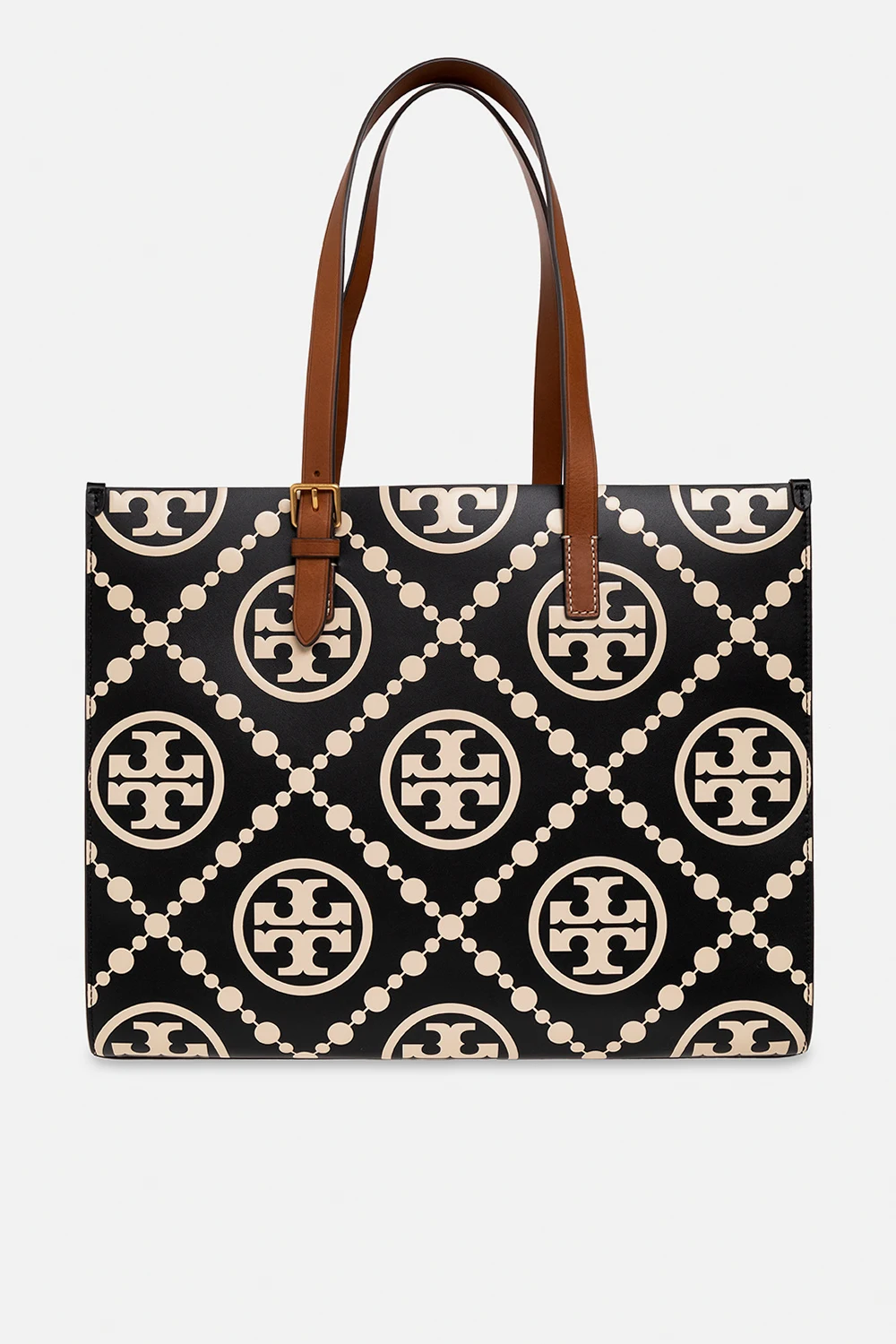 BLACK ‘T Monogram’ shopper bag