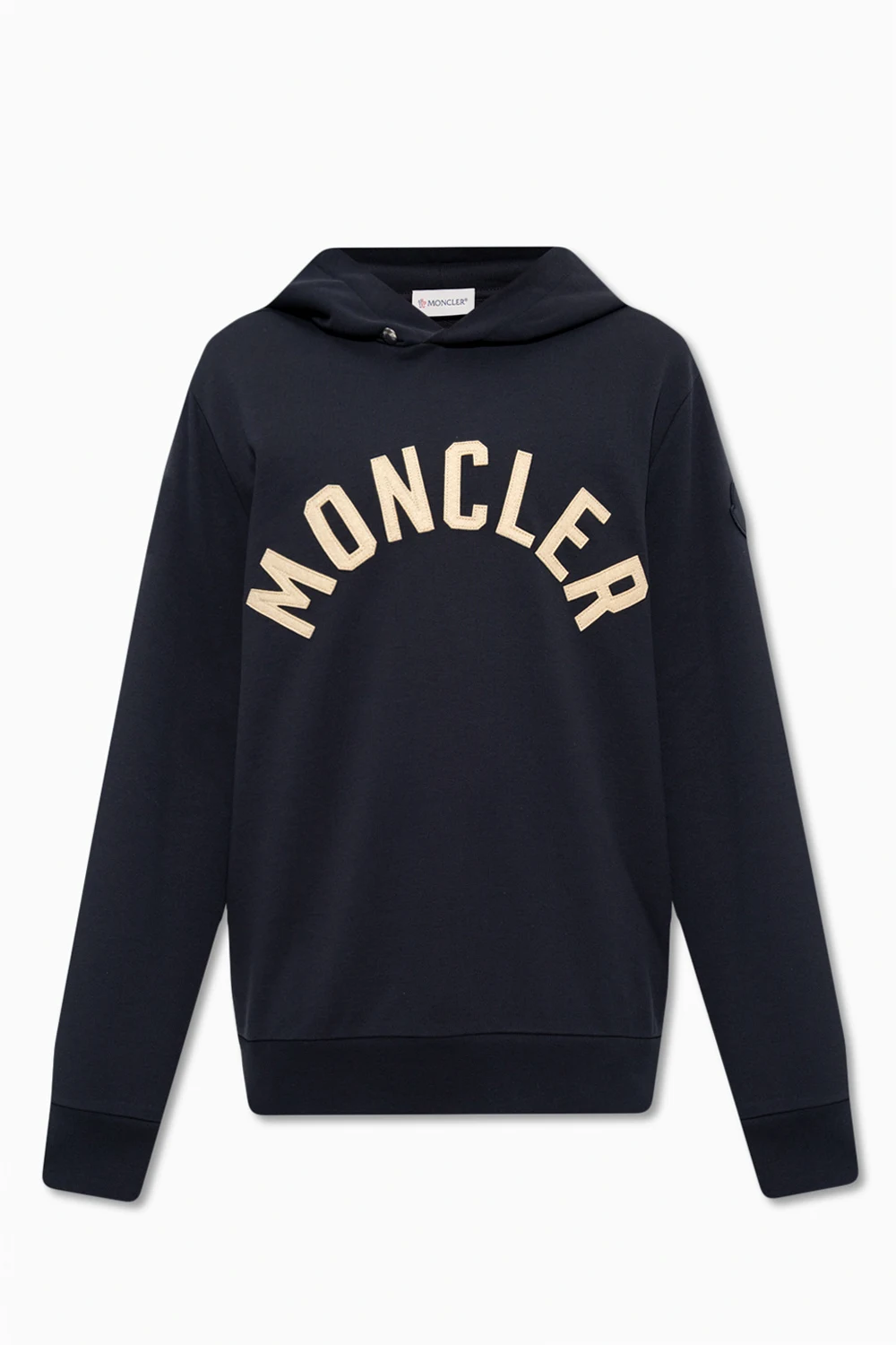 Logo-patched hoodie
