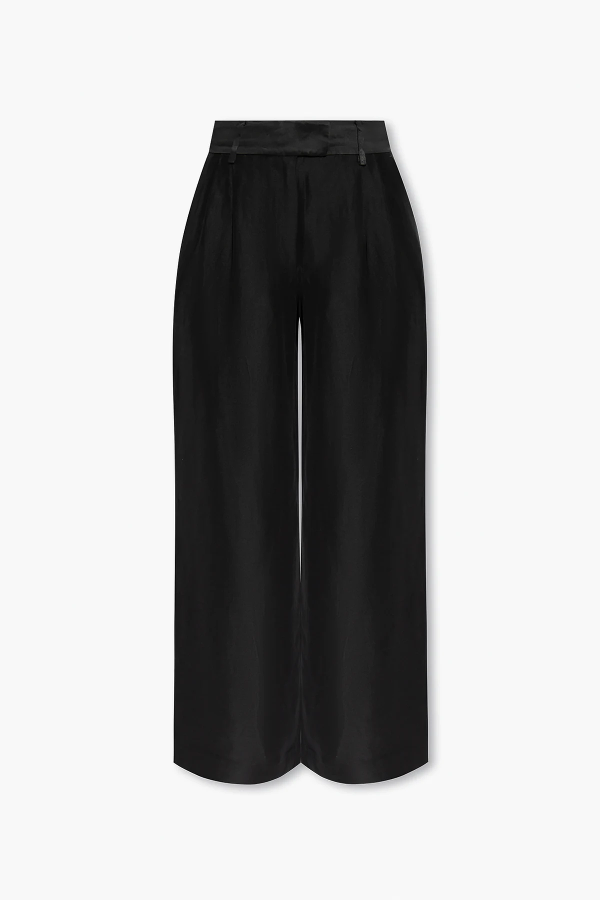 BLACK ‘Eve’ trousers with wide legs