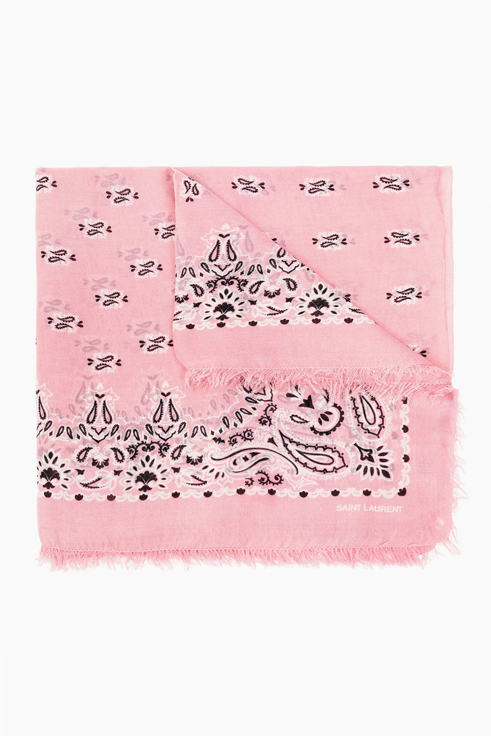 Paisley-printed scarf
