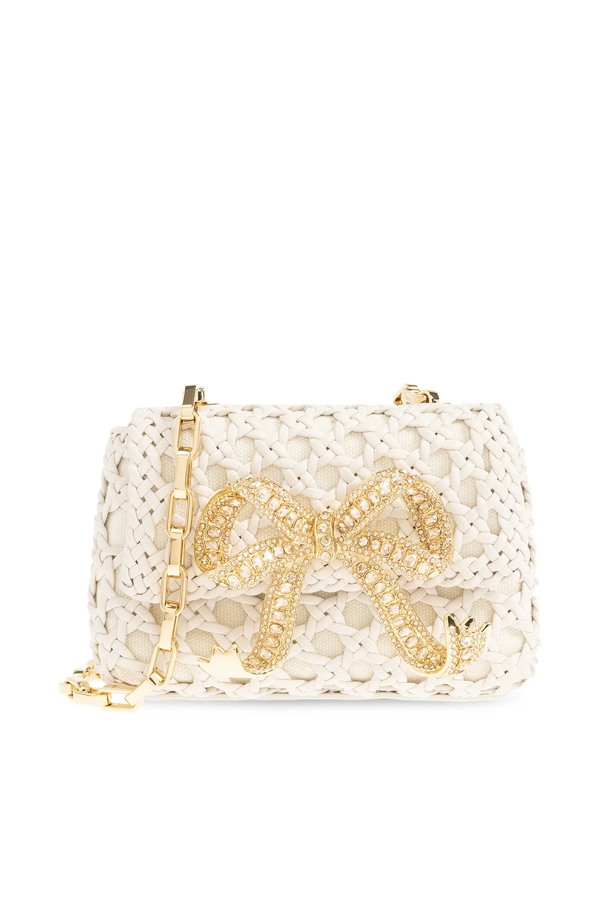 ‘Woven Micro’ shoulder bag