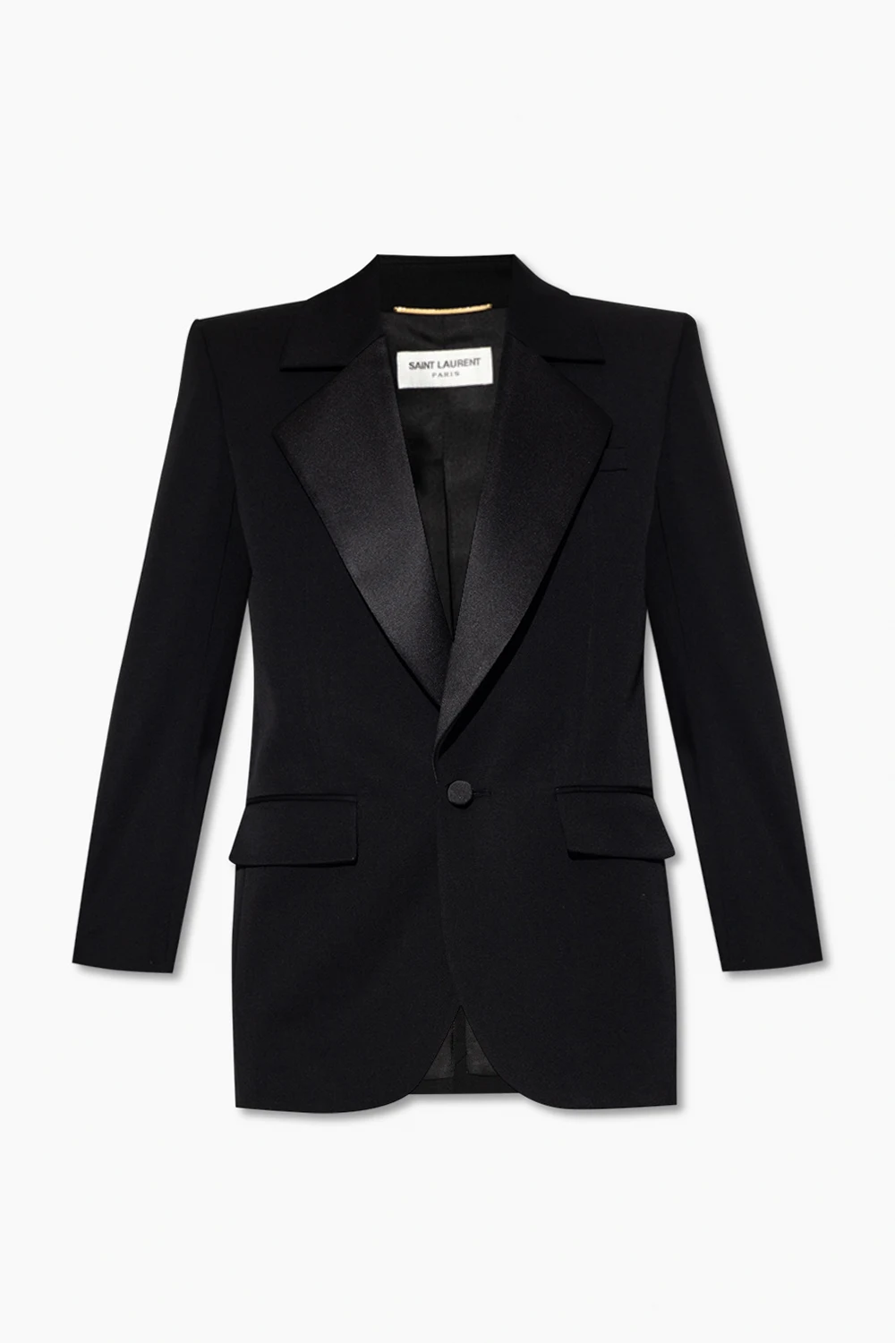 Blazer with satin lapels