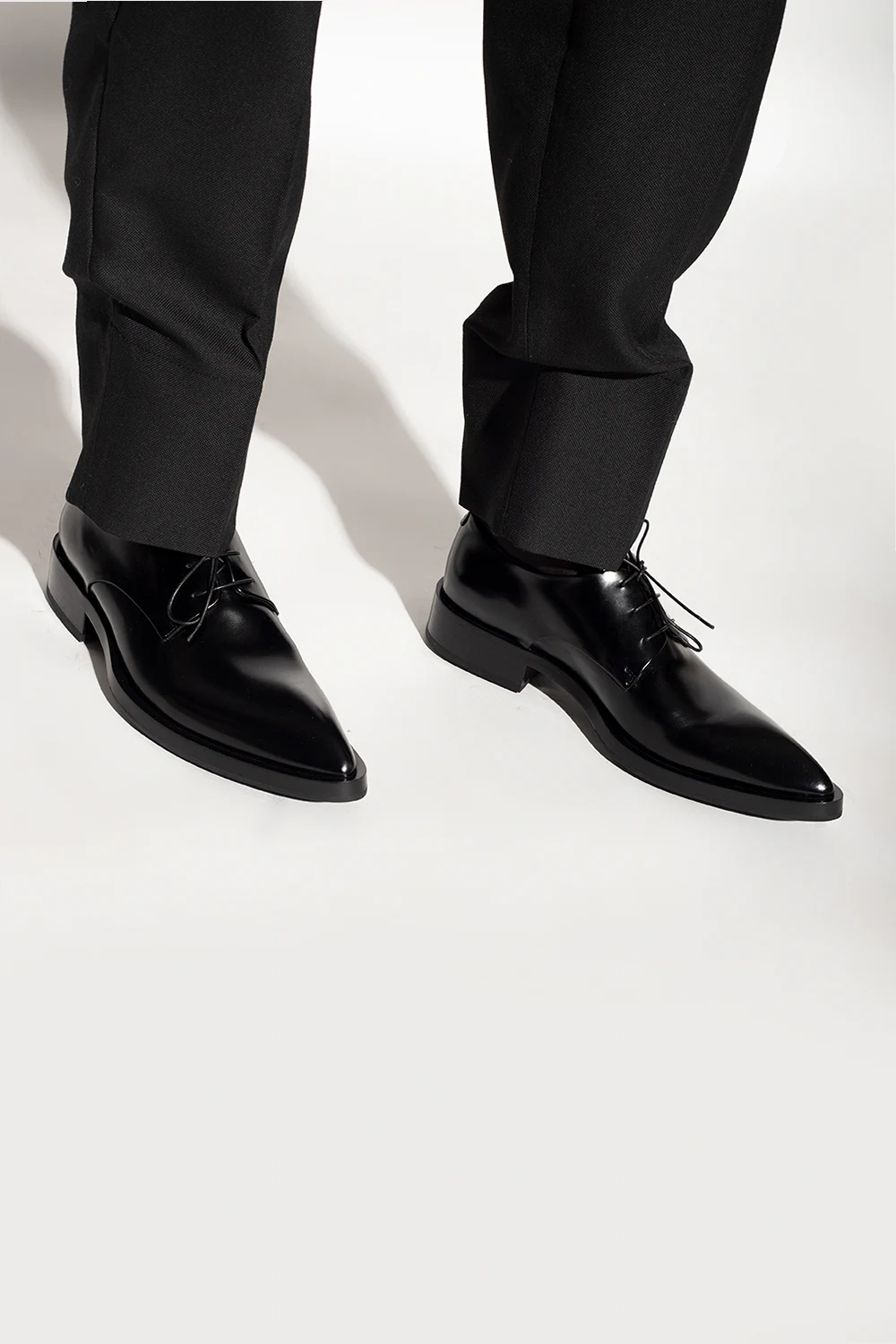 Leather Derby shoes