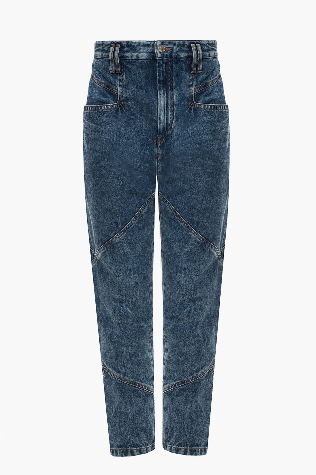 Distressed jeans