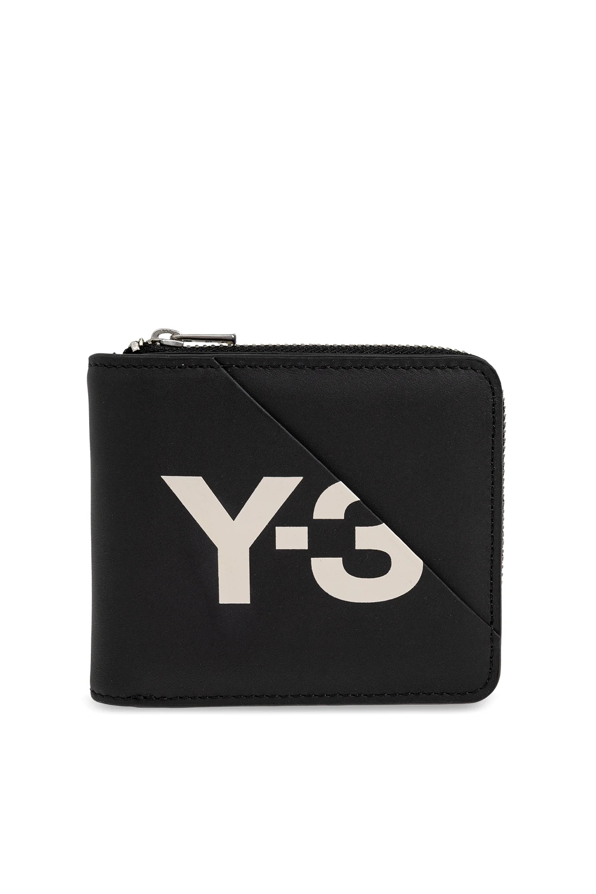 Skórzany portfel z nadrukowanym logo