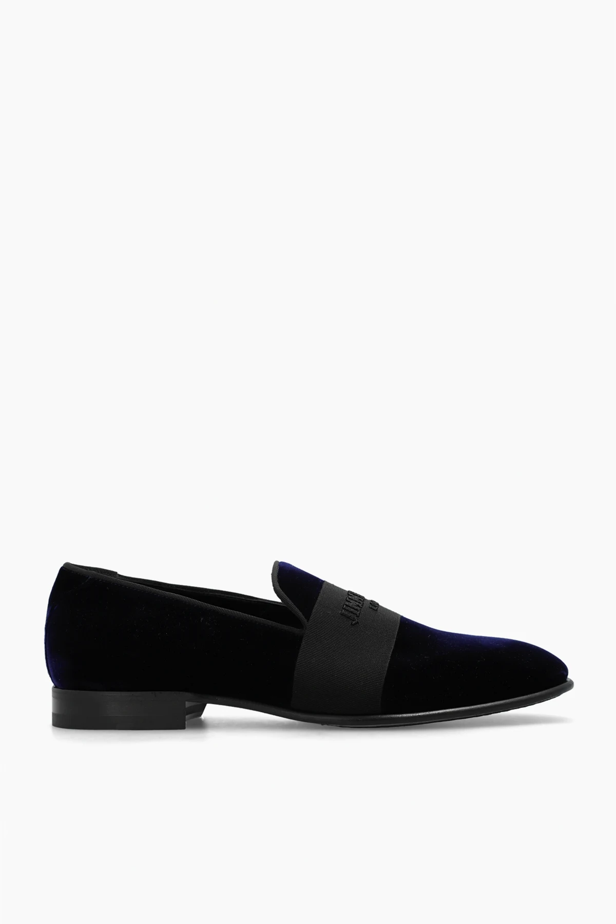 ‘Thame’ velour loafers