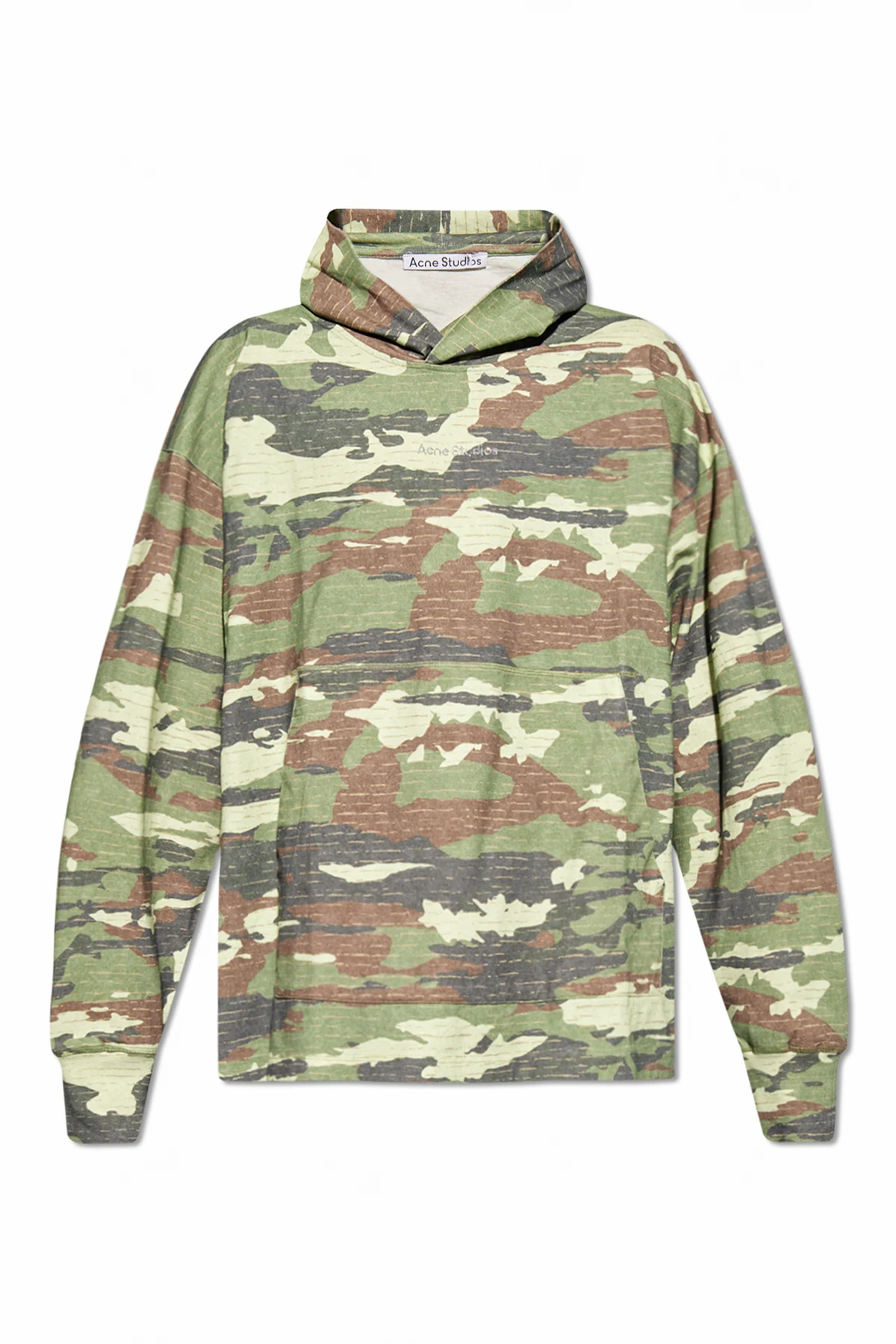 Hoodie with camo motif