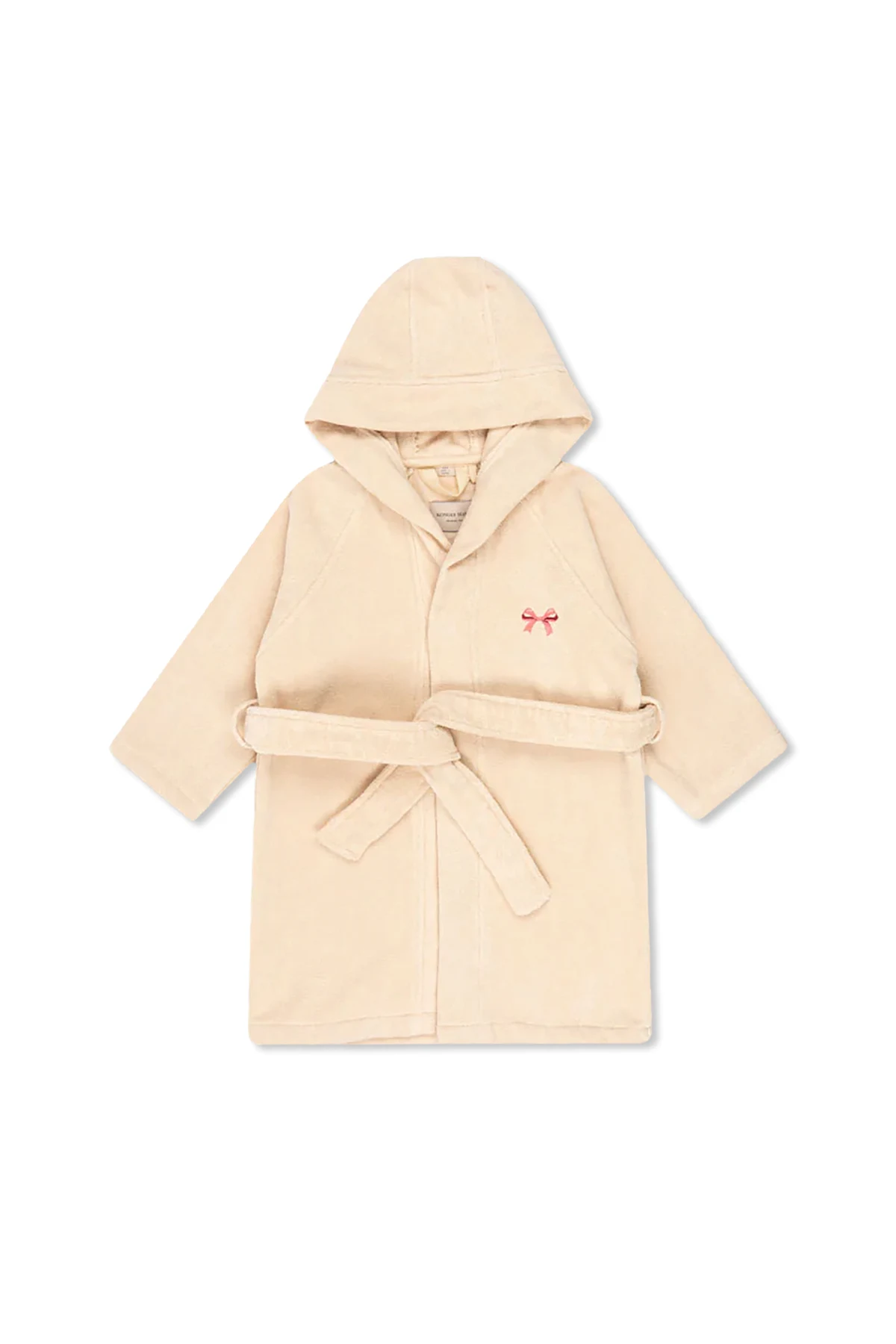 cream Robe with embroidered pattern
