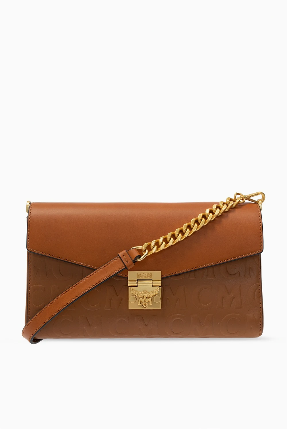 Branded shoulder bag