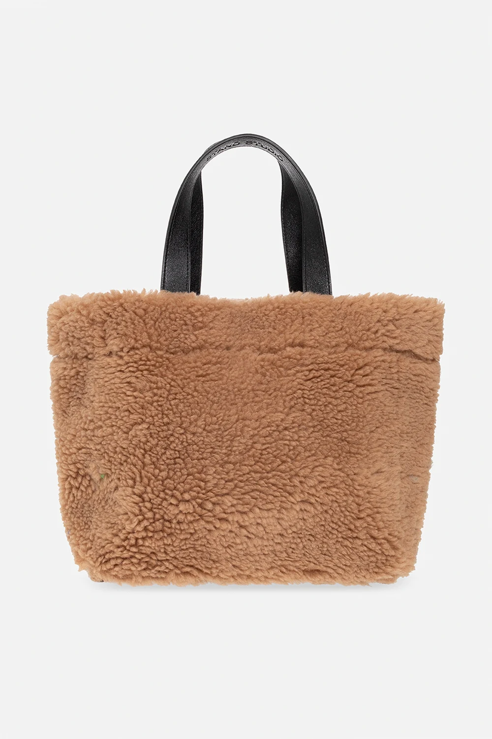Faux fur shopper bag