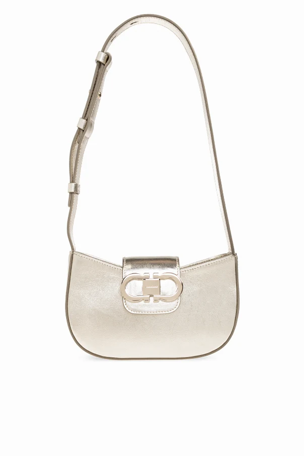 GOLD Schultertasche „Double Gancini Mini“