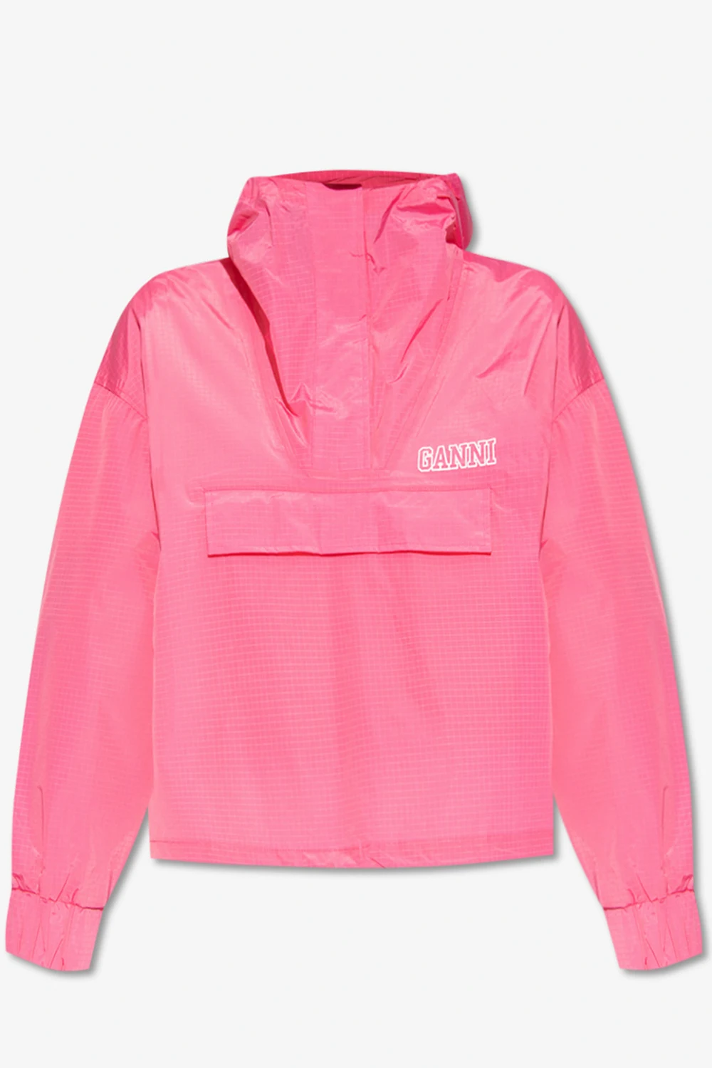 Hooded rain jacket