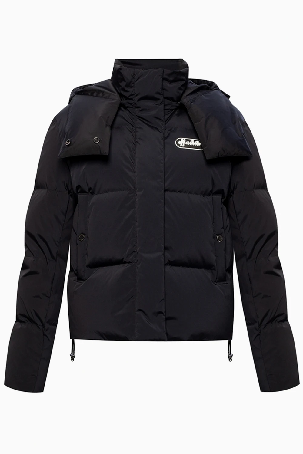 Down jacket with logo