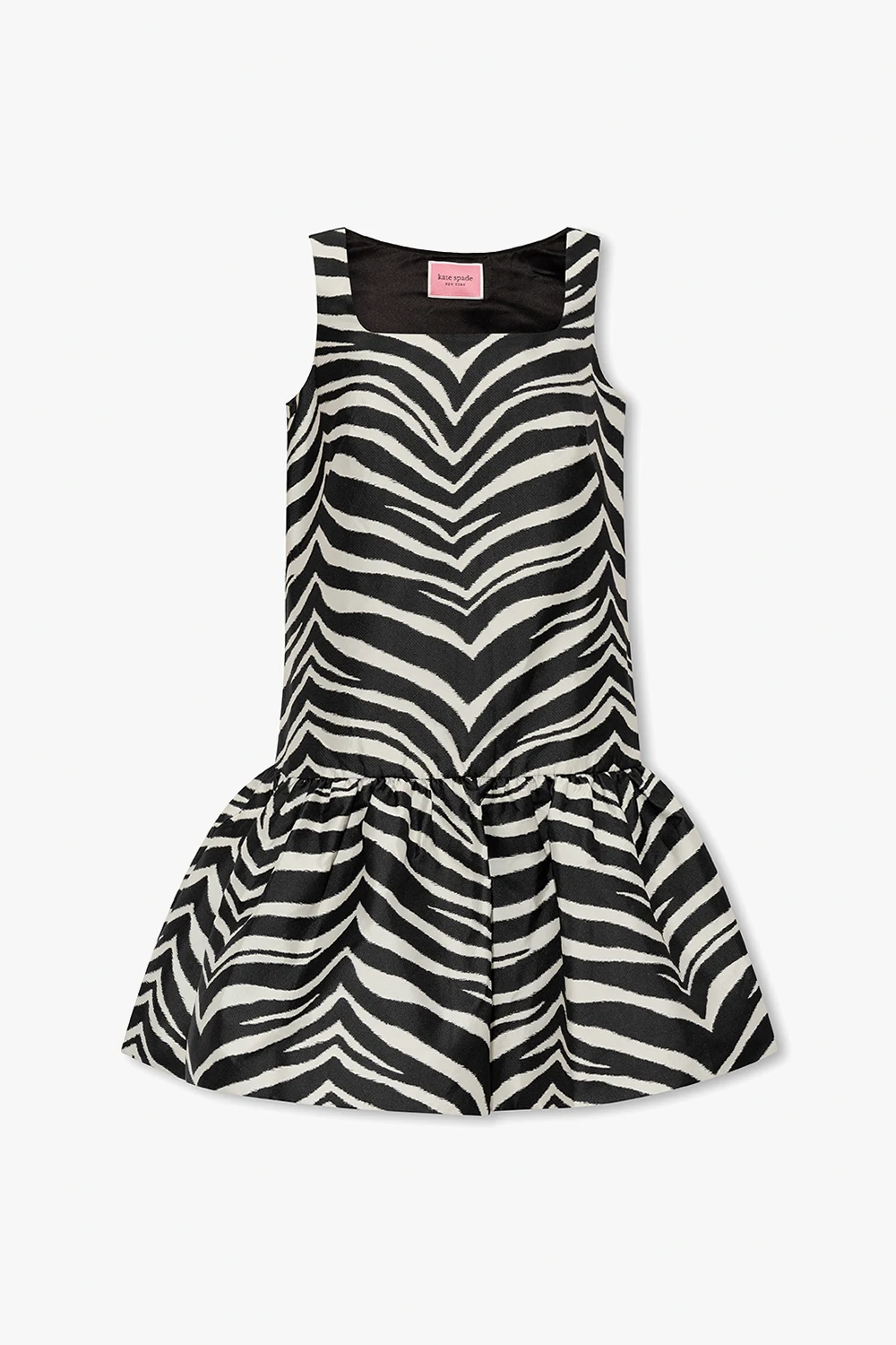 Jacquard dress with animal motif