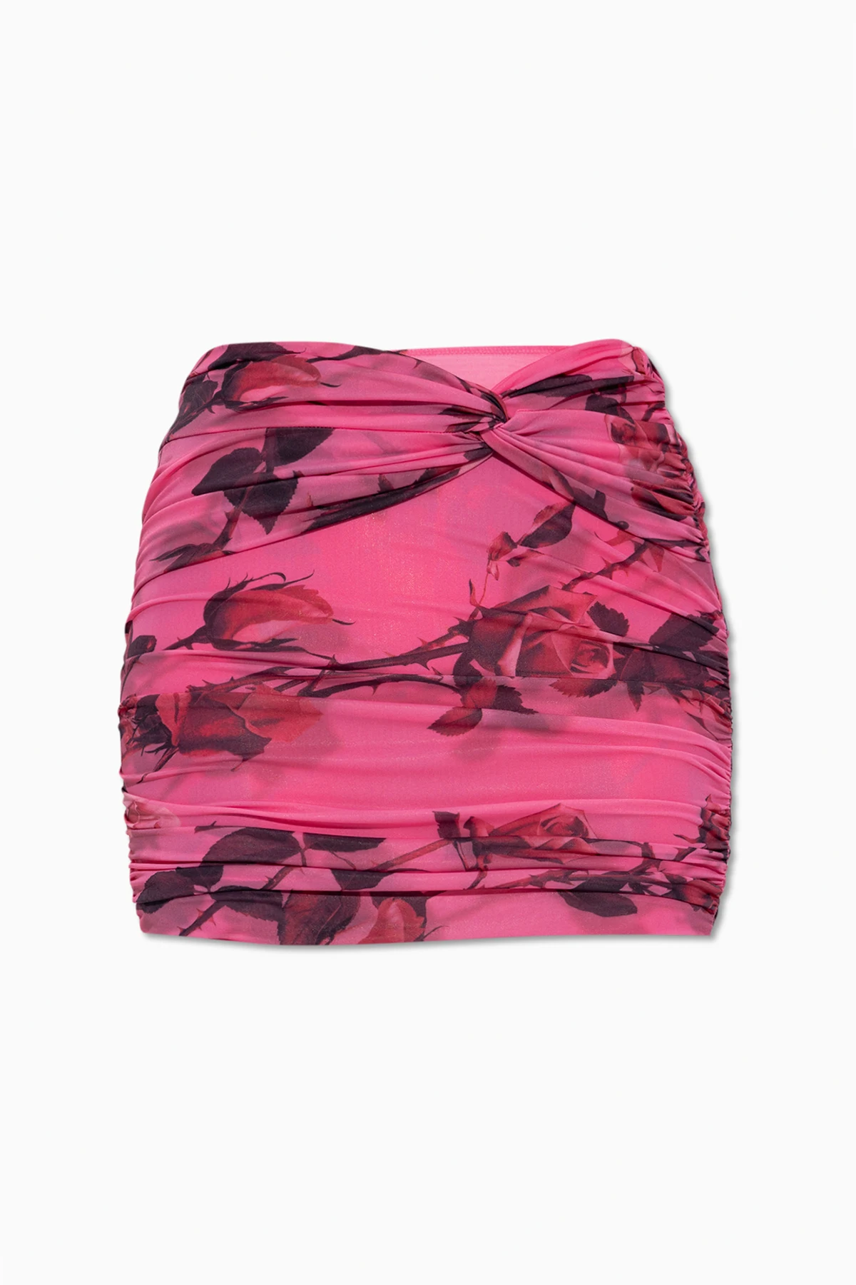 Skirt with rose motif